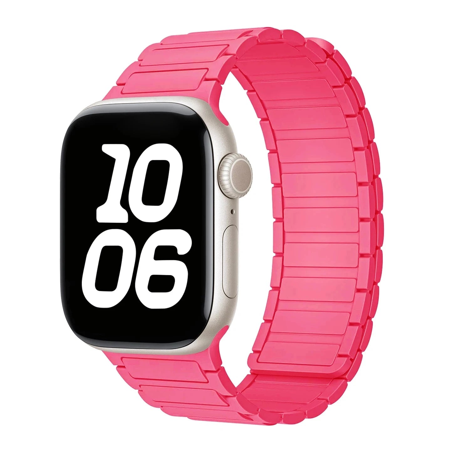 Bracelet à boucle magnétique pour Apple watch 49mm S10 46mm 42mm 40mm 41mm 44mm 45mm bracelet en Silicone pour lWatch série Ultra 2 9 8 7 6 5 43 FennecProtect