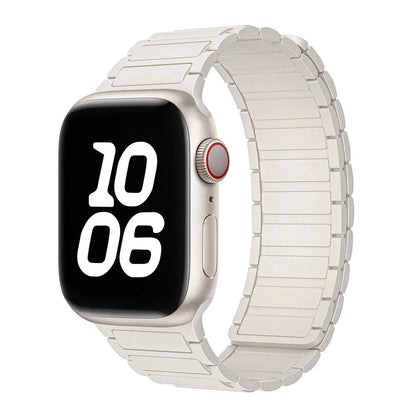 Bracelet à boucle magnétique pour Apple watch 49mm S10 46mm 42mm 40mm 41mm 44mm 45mm bracelet en Silicone pour lWatch série Ultra 2 9 8 7 6 5 43 FennecProtect