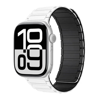 Magnetic Band for Apple Watch Ultra 2 49mm 46mm 42mm 45mm 44mm 40mm 41mm Silicone Strap IWatch Series 10 9 8 7 6 SE 5 4 Bracelet FennecProtect