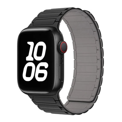 Bracelet à boucle magnétique pour Apple watch 49mm S10 46mm 42mm 40mm 41mm 44mm 45mm bracelet en Silicone pour lWatch série Ultra 2 9 8 7 6 5 43 FennecProtect