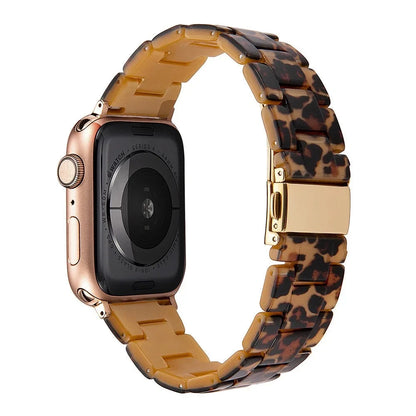 Bracelet de montre en résine pour apple watch 6 5 4 bandes 42mm 38mm ceinture correa transparente pour iwatch série 6 5 4 3/2 bracelet 44mm 40mm FennecProtect