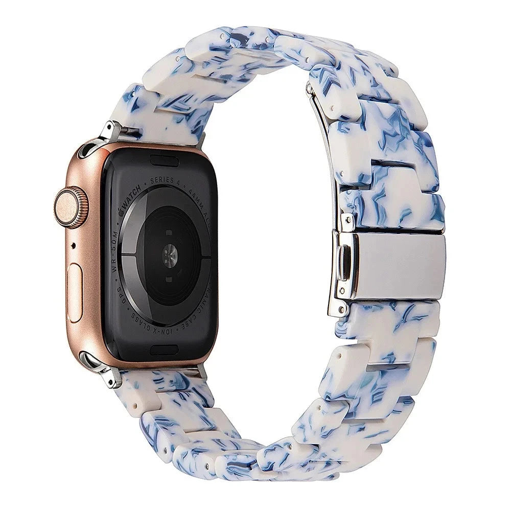 Bracelet de montre en résine pour apple watch 6 5 4 bandes 42mm 38mm ceinture correa transparente pour iwatch série 6 5 4 3/2 bracelet 44mm 40mm FennecProtect