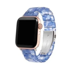 Bracelet de montre en résine pour apple watch 6 5 4 bandes 42mm 38mm ceinture correa transparente pour iwatch série 6 5 4 3/2 bracelet 44mm 40mm FennecProtect