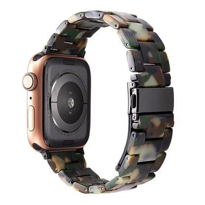 Bracelet de montre en résine pour apple watch 6 5 4 bandes 42mm 38mm ceinture correa transparente pour iwatch série 6 5 4 3/2 bracelet 44mm 40mm FennecProtect