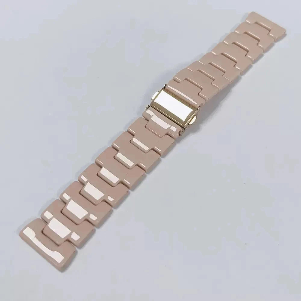 Bracelet de montre en résine pour apple watch 6 5 4 bandes 42mm 38mm ceinture correa transparente pour iwatch série 6 5 4 3/2 bracelet 44mm 40mm FennecProtect
