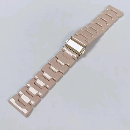 Bracelet de montre en résine pour apple watch 6 5 4 bandes 42mm 38mm ceinture correa transparente pour iwatch série 6 5 4 3/2 bracelet 44mm 40mm FennecProtect