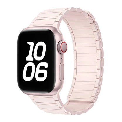 Bracelet à boucle magnétique pour Apple watch 49mm S10 46mm 42mm 40mm 41mm 44mm 45mm bracelet en Silicone pour lWatch série Ultra 2 9 8 7 6 5 43 FennecProtect