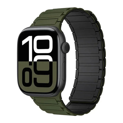 Magnetic Band for Apple Watch Ultra 2 49mm 46mm 42mm 45mm 44mm 40mm 41mm Silicone Strap IWatch Series 10 9 8 7 6 SE 5 4 Bracelet FennecProtect