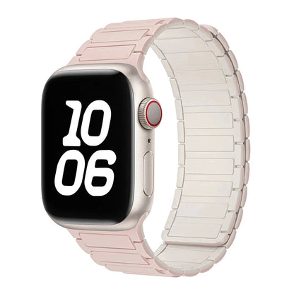 Bracelet à boucle magnétique pour Apple watch 49mm S10 46mm 42mm 40mm 41mm 44mm 45mm bracelet en Silicone pour lWatch série Ultra 2 9 8 7 6 5 43 FennecProtect
