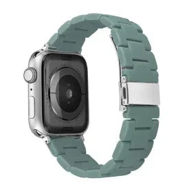 Bracelet de montre en résine pour apple watch 6 5 4 bandes 42mm 38mm ceinture correa transparente pour iwatch série 6 5 4 3/2 bracelet 44mm 40mm FennecProtect