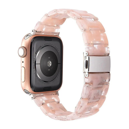 Bracelet de montre en résine pour apple watch 6 5 4 bandes 42mm 38mm ceinture correa transparente pour iwatch série 6 5 4 3/2 bracelet 44mm 40mm FennecProtect