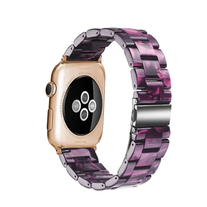 Bracelet de montre en résine pour apple watch 6 5 4 bandes 42mm 38mm ceinture correa transparente pour iwatch série 6 5 4 3/2 bracelet 44mm 40mm FennecProtect