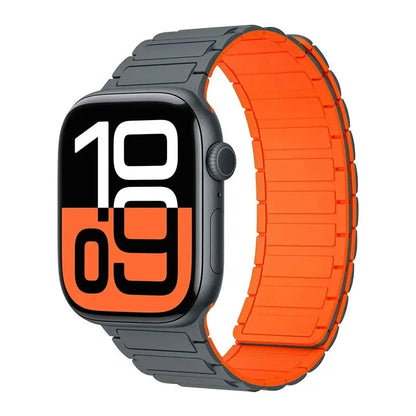 Magnetic Band for Apple Watch Ultra 2 49mm 46mm 42mm 45mm 44mm 40mm 41mm Silicone Strap IWatch Series 10 9 8 7 6 SE 5 4 Bracelet FennecProtect