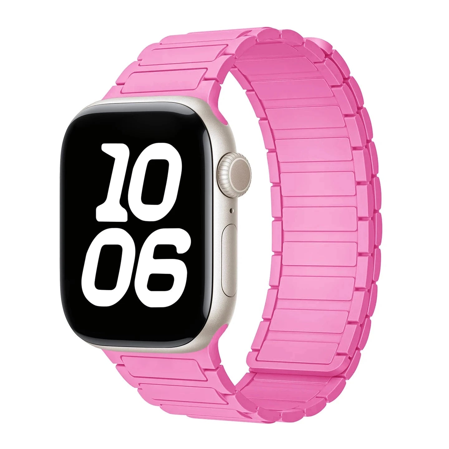 Bracelet à boucle magnétique pour Apple watch 49mm S10 46mm 42mm 40mm 41mm 44mm 45mm bracelet en Silicone pour lWatch série Ultra 2 9 8 7 6 5 43 FennecProtect