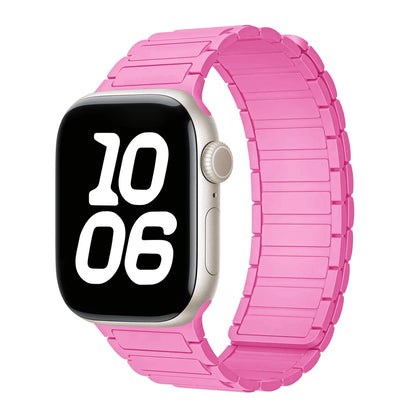 Bracelet à boucle magnétique pour Apple watch 49mm S10 46mm 42mm 40mm 41mm 44mm 45mm bracelet en Silicone pour lWatch série Ultra 2 9 8 7 6 5 43 FennecProtect