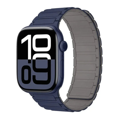 Magnetic Band for Apple Watch Ultra 2 49mm 46mm 42mm 45mm 44mm 40mm 41mm Silicone Strap IWatch Series 10 9 8 7 6 SE 5 4 Bracelet FennecProtect