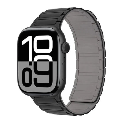 Magnetic Band for Apple Watch Ultra 2 49mm 46mm 42mm 45mm 44mm 40mm 41mm Silicone Strap IWatch Series 10 9 8 7 6 SE 5 4 Bracelet FennecProtect