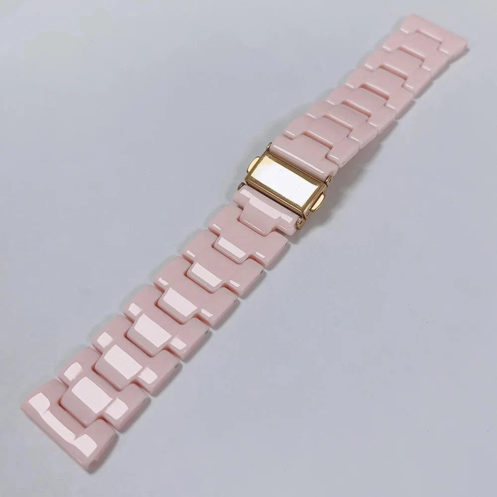 Bracelet de montre en résine pour apple watch 6 5 4 bandes 42mm 38mm ceinture correa transparente pour iwatch série 6 5 4 3/2 bracelet 44mm 40mm FennecProtect