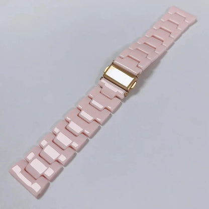 Bracelet de montre en résine pour apple watch 6 5 4 bandes 42mm 38mm ceinture correa transparente pour iwatch série 6 5 4 3/2 bracelet 44mm 40mm FennecProtect