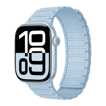 Magnetic Band for Apple Watch Ultra 2 49mm 46mm 42mm 45mm 44mm 40mm 41mm Silicone Strap IWatch Series 10 9 8 7 6 SE 5 4 Bracelet FennecProtect