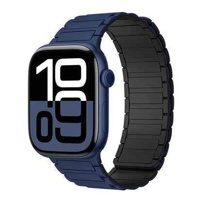 Magnetic Band for Apple Watch Ultra 2 49mm 46mm 42mm 45mm 44mm 40mm 41mm Silicone Strap IWatch Series 10 9 8 7 6 SE 5 4 Bracelet FennecProtect