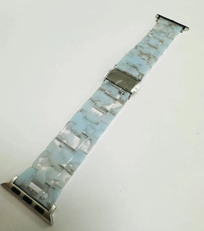 Bracelet de montre en résine pour apple watch 6 5 4 bandes 42mm 38mm ceinture correa transparente pour iwatch série 6 5 4 3/2 bracelet 44mm 40mm FennecProtect