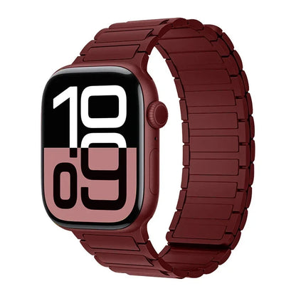 Magnetic Band for Apple Watch Ultra 2 49mm 46mm 42mm 45mm 44mm 40mm 41mm Silicone Strap IWatch Series 10 9 8 7 6 SE 5 4 Bracelet FennecProtect