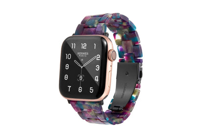 Bracelet de montre en résine pour apple watch 6 5 4 bandes 42mm 38mm ceinture correa transparente pour iwatch série 6 5 4 3/2 bracelet 44mm 40mm FennecProtect