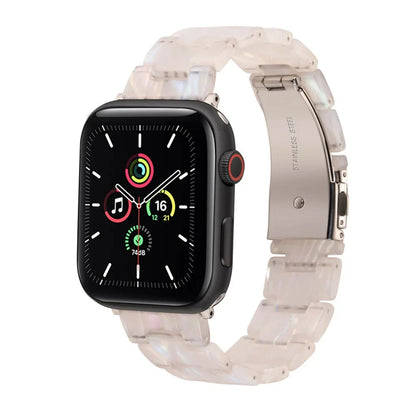 Bracelet de montre en résine pour apple watch 6 5 4 bandes 42mm 38mm ceinture correa transparente pour iwatch série 6 5 4 3/2 bracelet 44mm 40mm FennecProtect