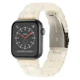 Bracelet de montre en résine pour apple watch 6 5 4 bandes 42mm 38mm ceinture correa transparente pour iwatch série 6 5 4 3/2 bracelet 44mm 40mm FennecProtect