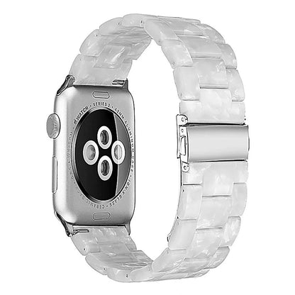 Bracelet de montre en résine pour apple watch 6 5 4 bandes 42mm 38mm ceinture correa transparente pour iwatch série 6 5 4 3/2 bracelet 44mm 40mm FennecProtect