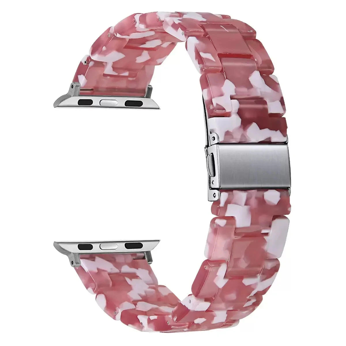 Bracelet de montre en résine pour apple watch 6 5 4 bandes 42mm 38mm ceinture correa transparente pour iwatch série 6 5 4 3/2 bracelet 44mm 40mm FennecProtect