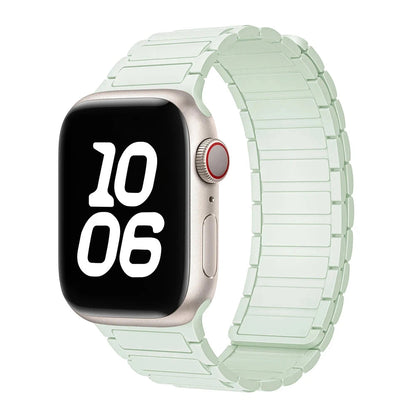 Bracelet à boucle magnétique pour Apple watch 49mm S10 46mm 42mm 40mm 41mm 44mm 45mm bracelet en Silicone pour lWatch série Ultra 2 9 8 7 6 5 43 FennecProtect