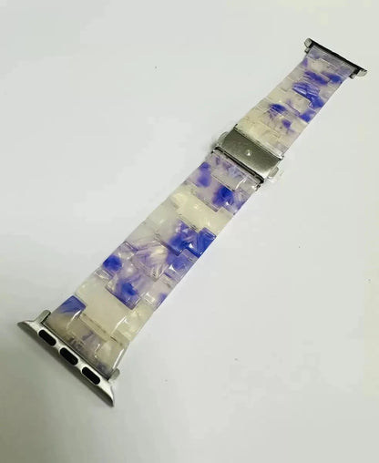 Bracelet de montre en résine pour apple watch 6 5 4 bandes 42mm 38mm ceinture correa transparente pour iwatch série 6 5 4 3/2 bracelet 44mm 40mm FennecProtect